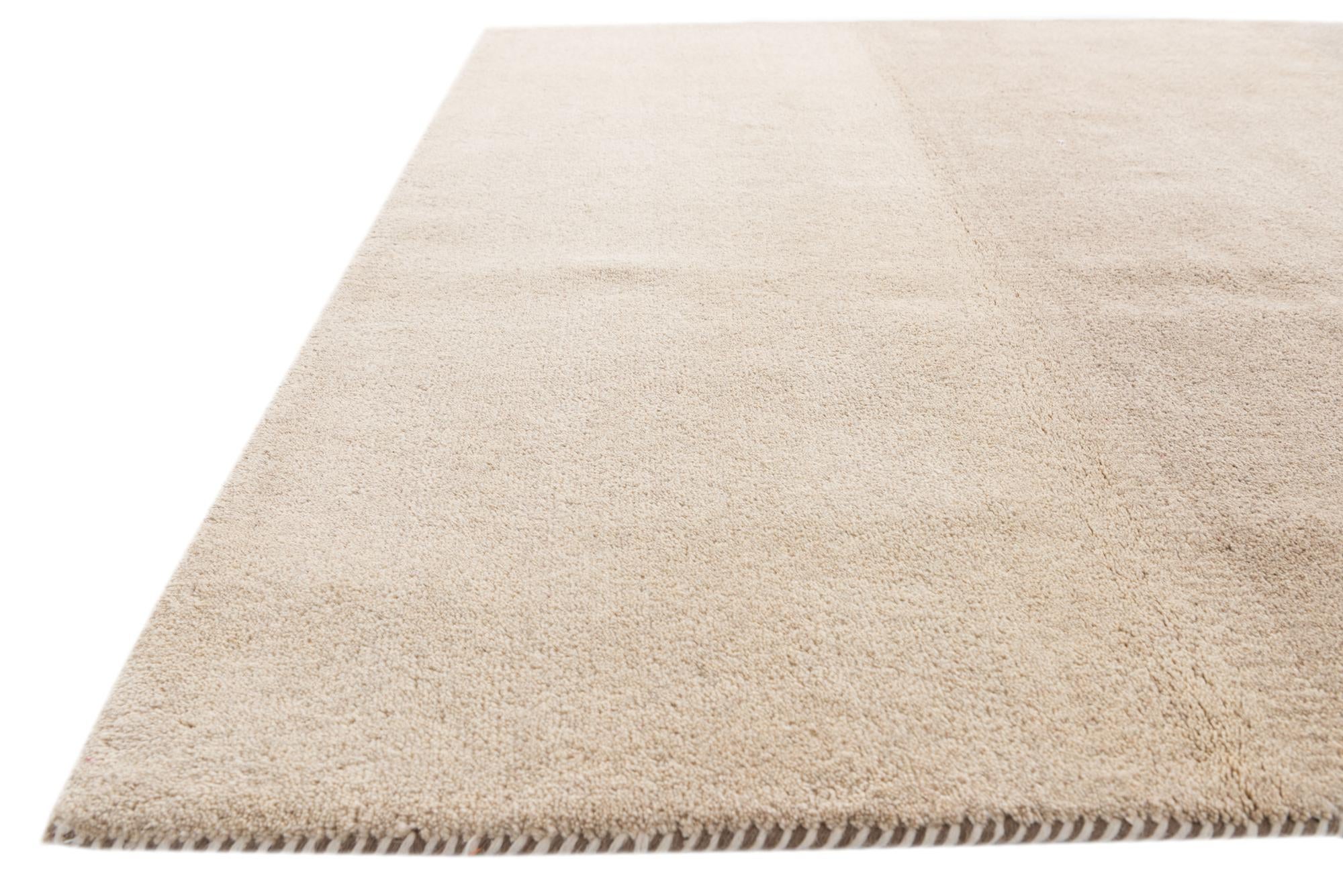 6' 7 x 10' Hand Knotted Kashkuli Gabbeh Wool Rug