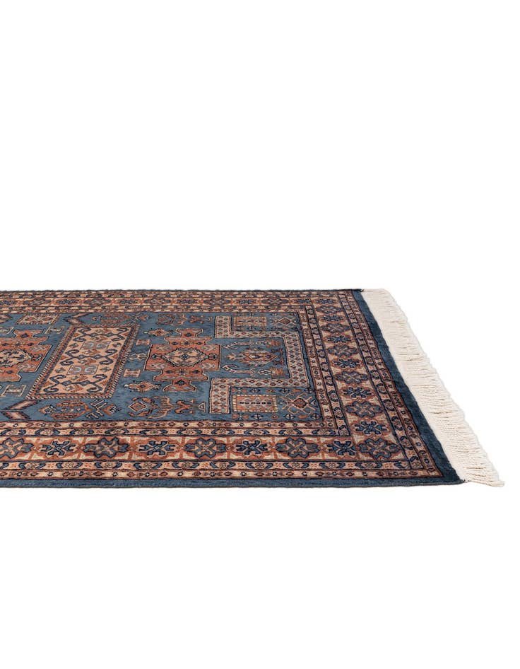 Detail image of 4' 1 x 6' 3  Hand Knotted Kazak Oriental Wool Rug