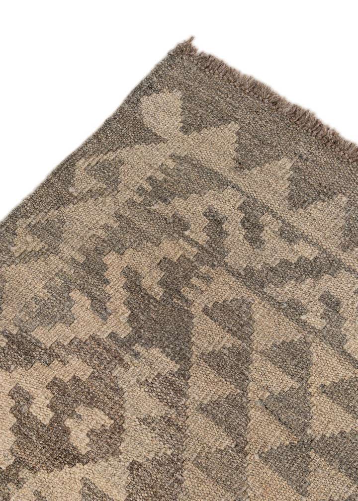 5' 5 x 6' 10 Hand Woven Kilim Maymana Wool Rug