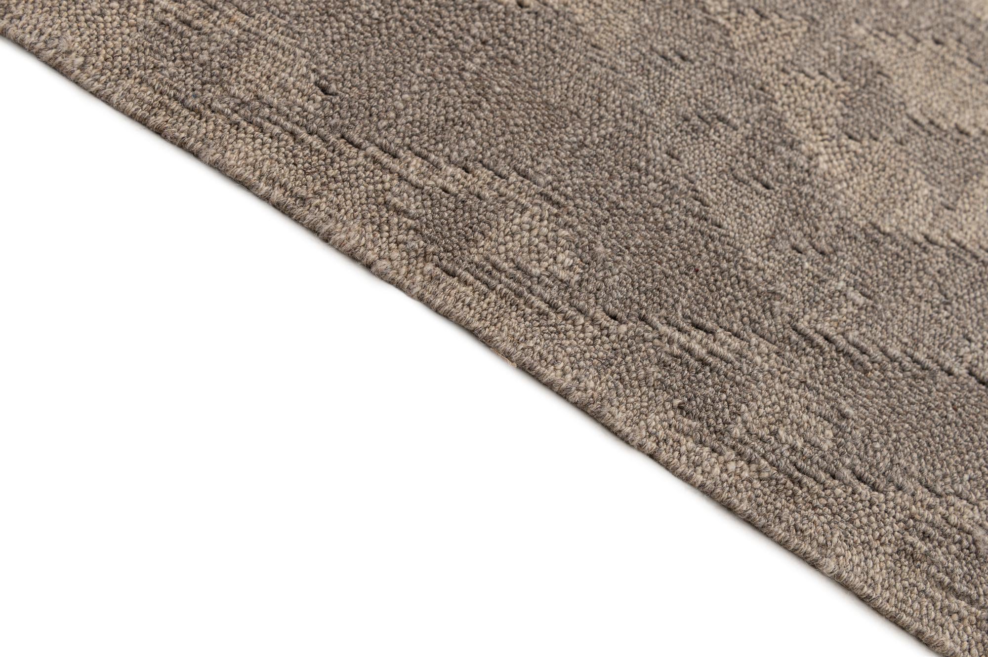 6' 9 x 10' Hand Woven Kilim Maymana Wool Rug