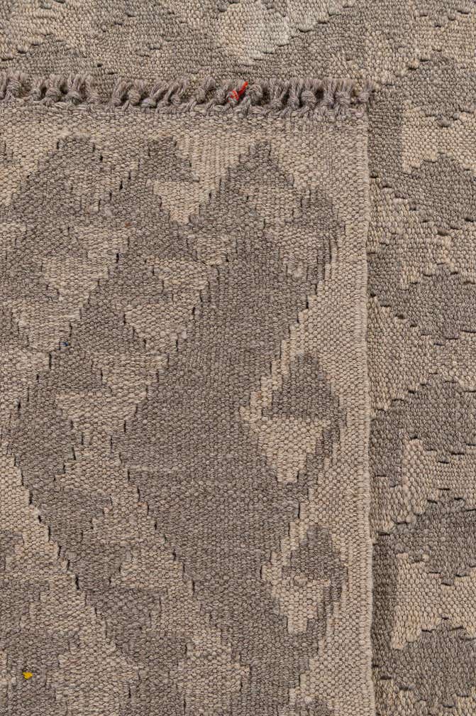 6' 9 x 10' Hand Woven Kilim Maymana Wool Rug