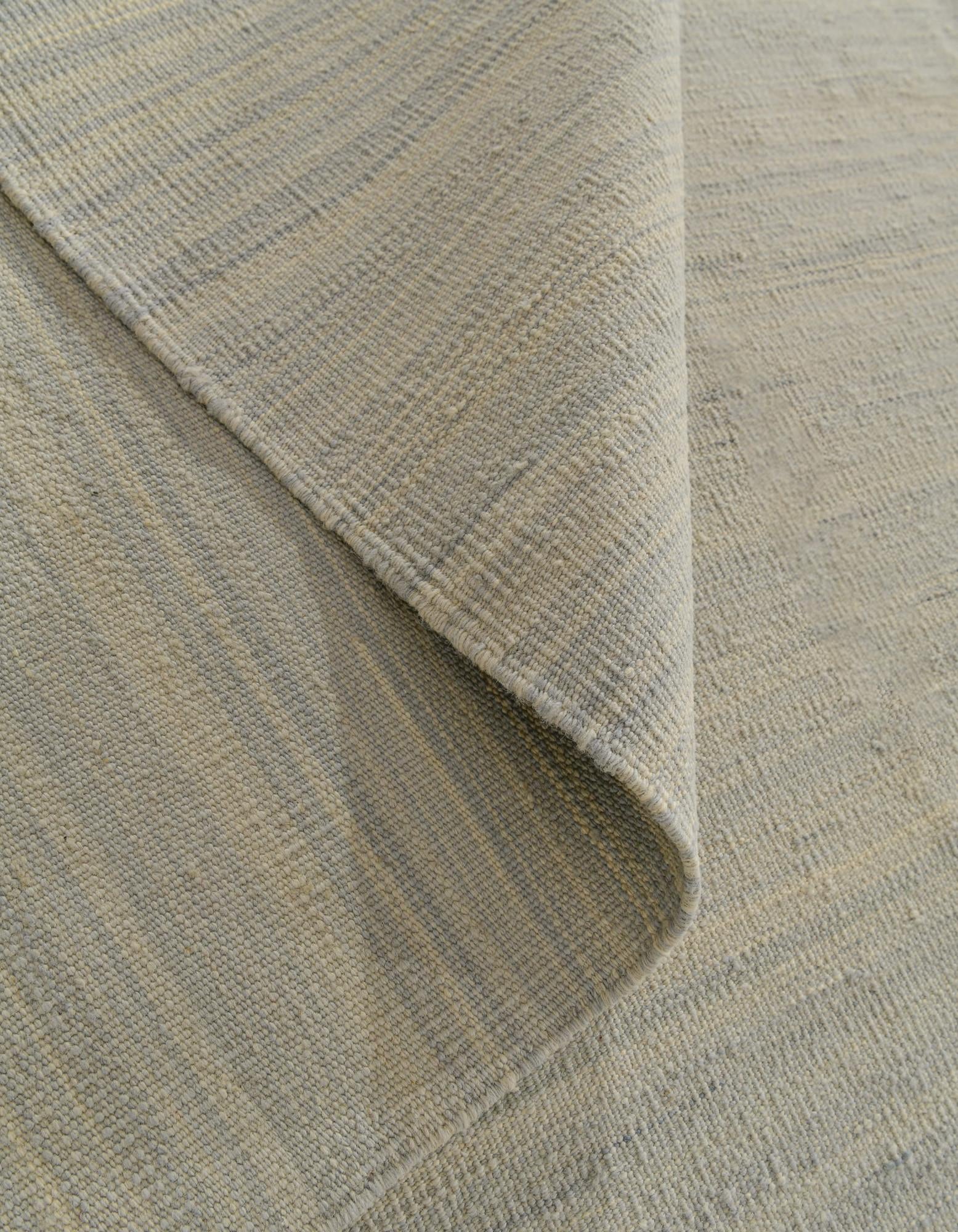 6' 8 x 9' 8 Hand Woven Kilim Modern Wool Rug