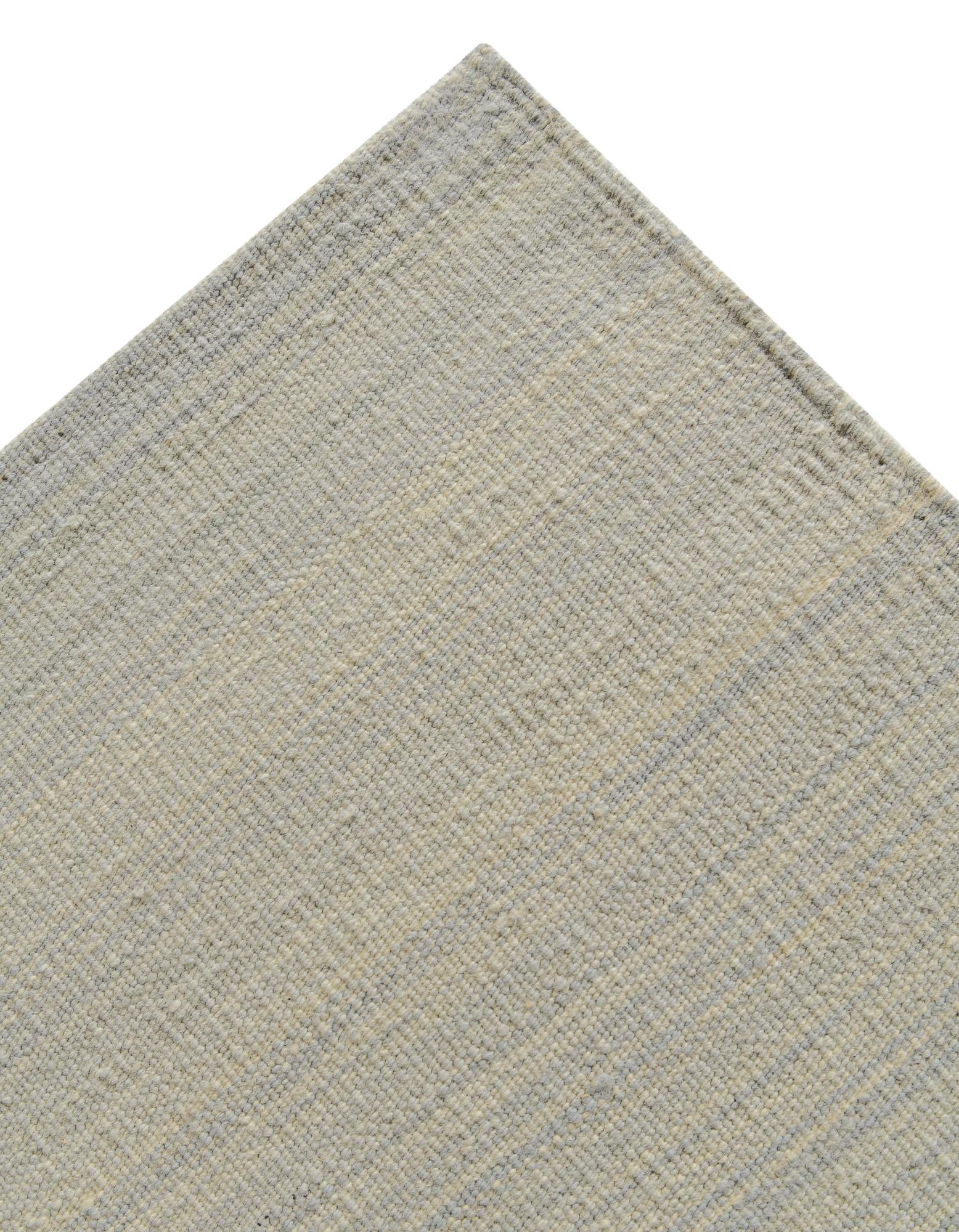 6' 8 x 9' 8 Hand Woven Kilim Modern Wool Rug