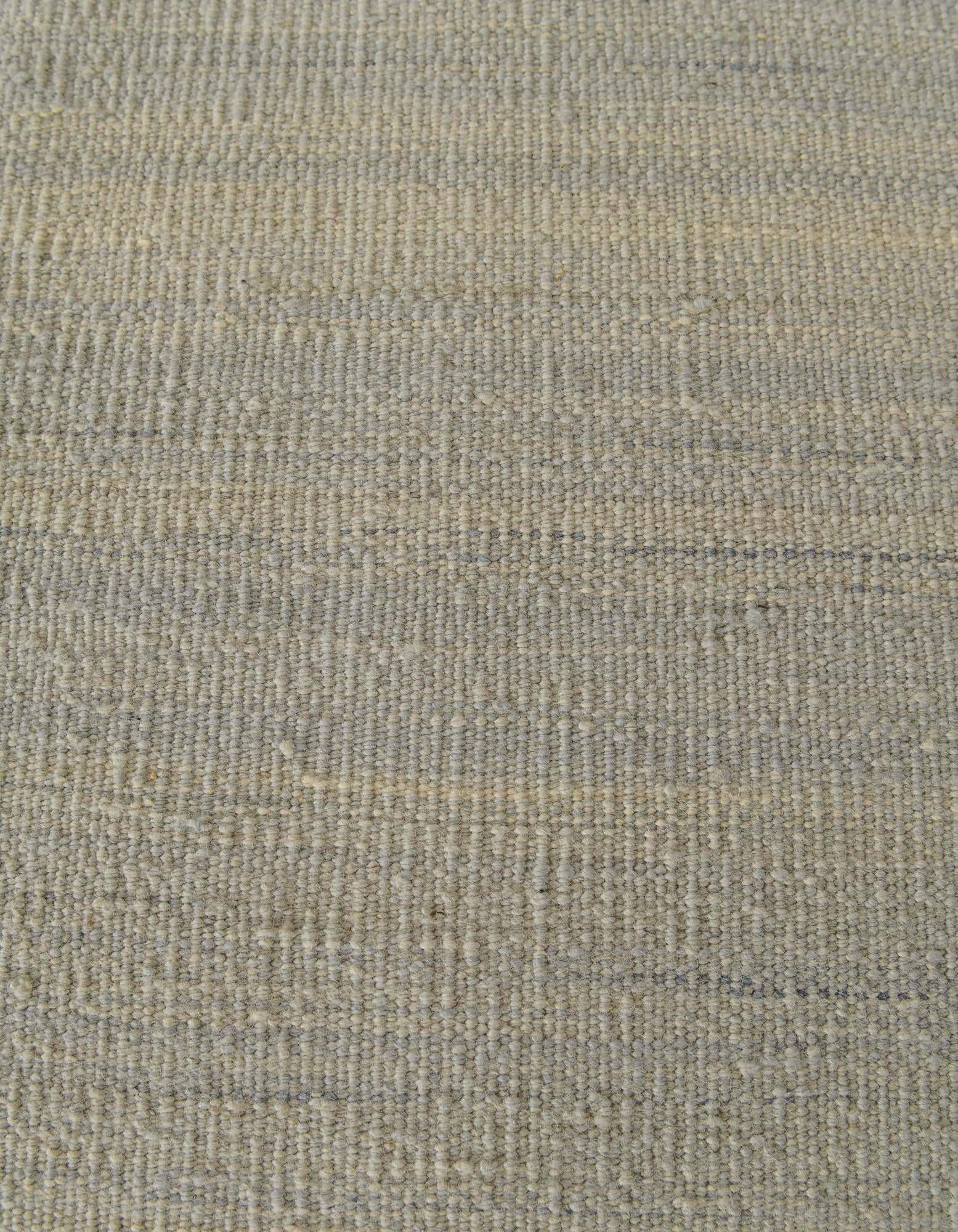 6' 8 x 9' 8 Hand Woven Kilim Modern Wool Rug