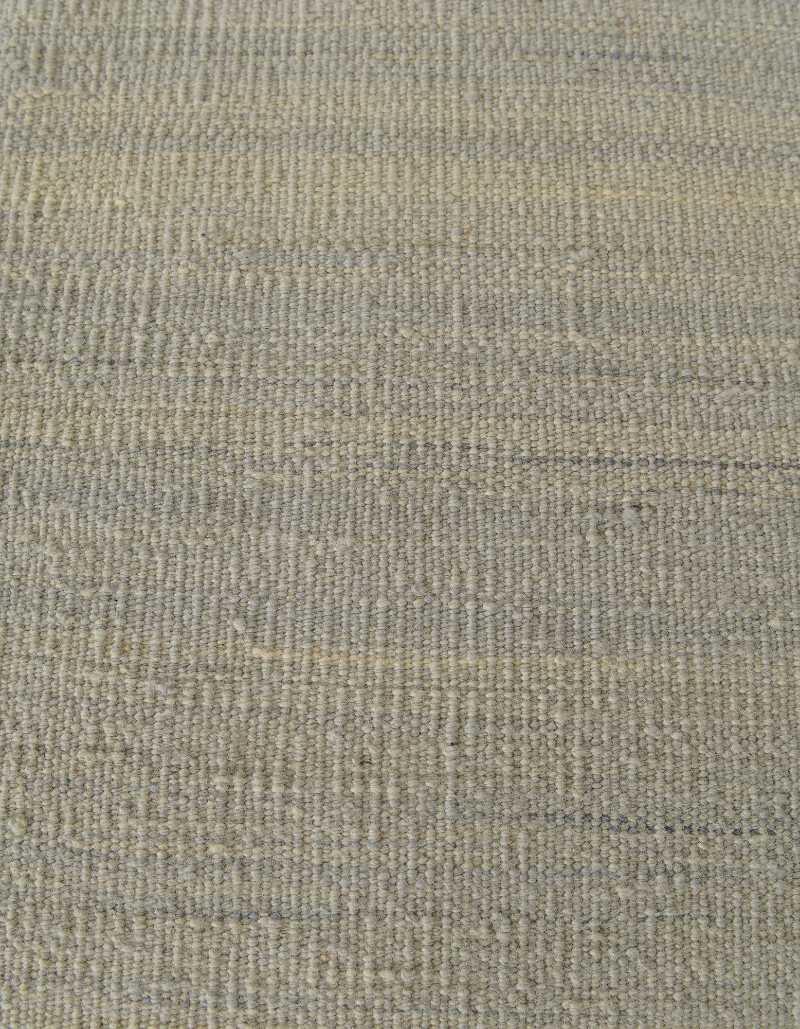6' 8 x 9' 8 Hand Woven Kilim Modern Wool Rug