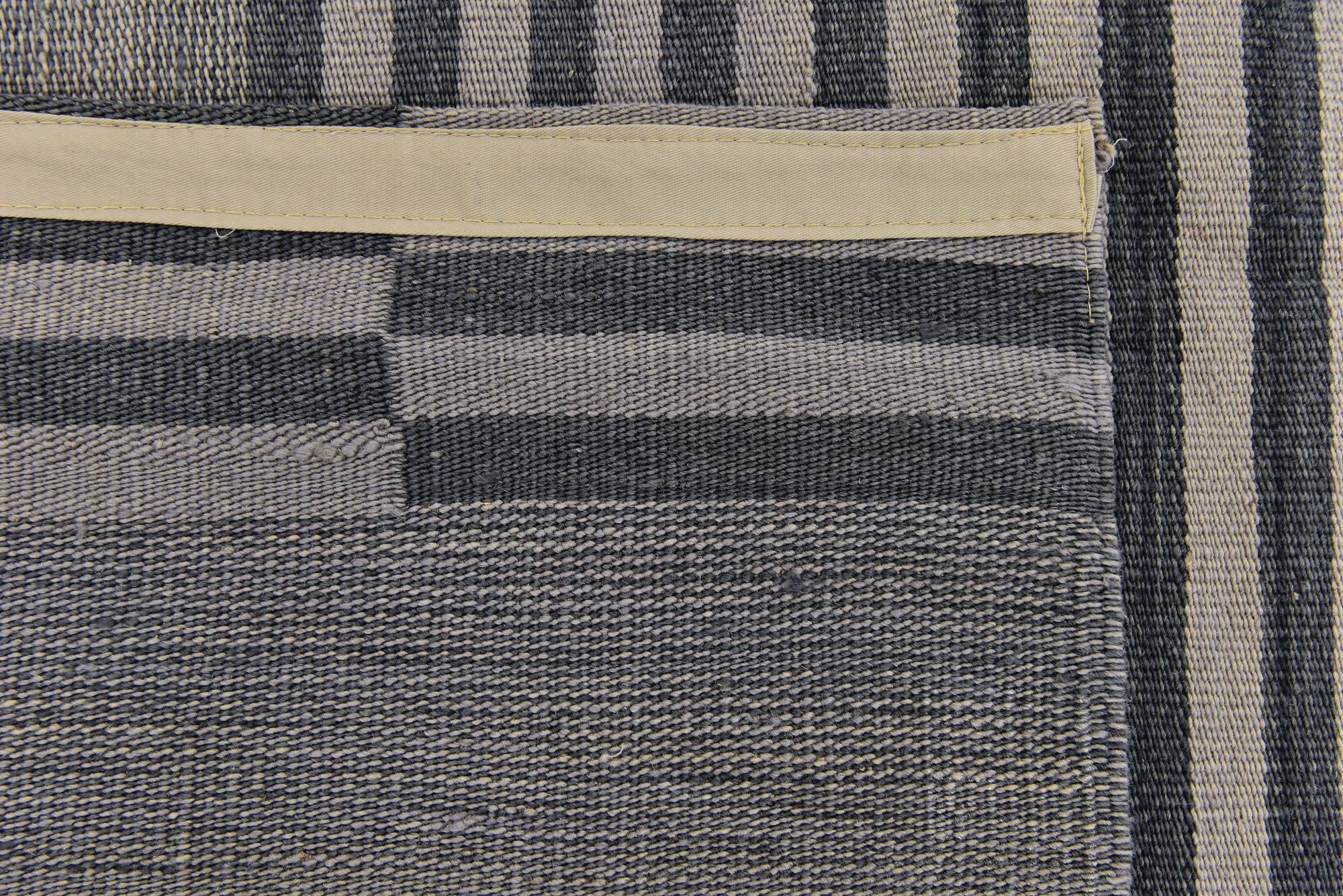4' 3 x 5' 10 Hand Woven Kilim Modern Wool Rug