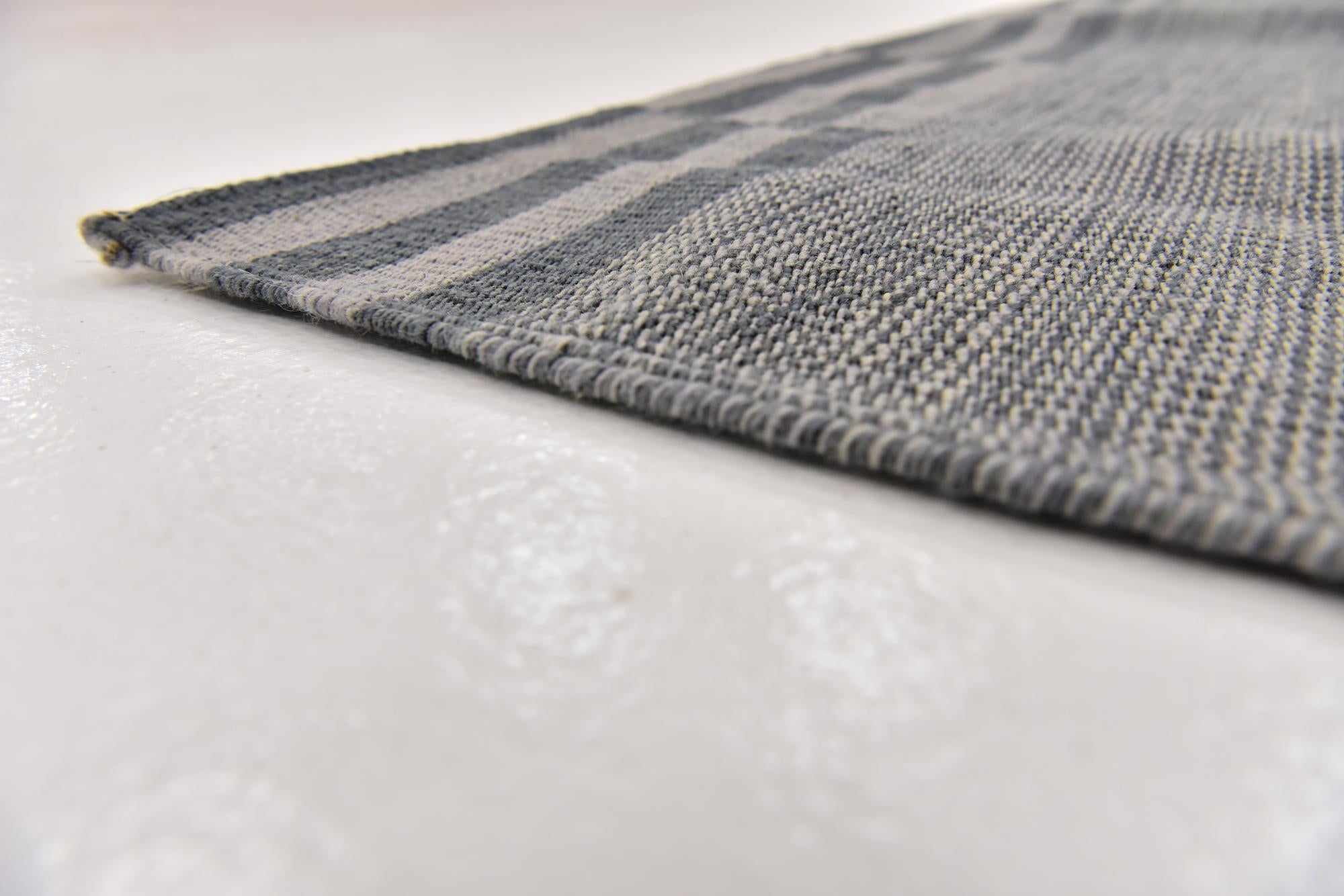 4' 3 x 5' 10 Hand Woven Kilim Modern Wool Rug
