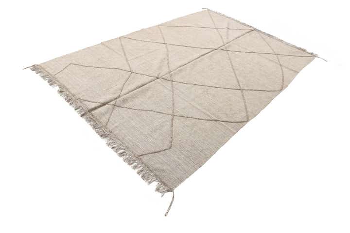 5' 2 x 8' Hand Woven Kilim Modern Wool Rug