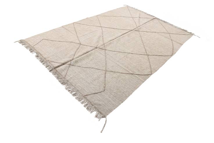 Detail image of 5' 2 x 8' Hand Woven Kilim Modern Wool Rug