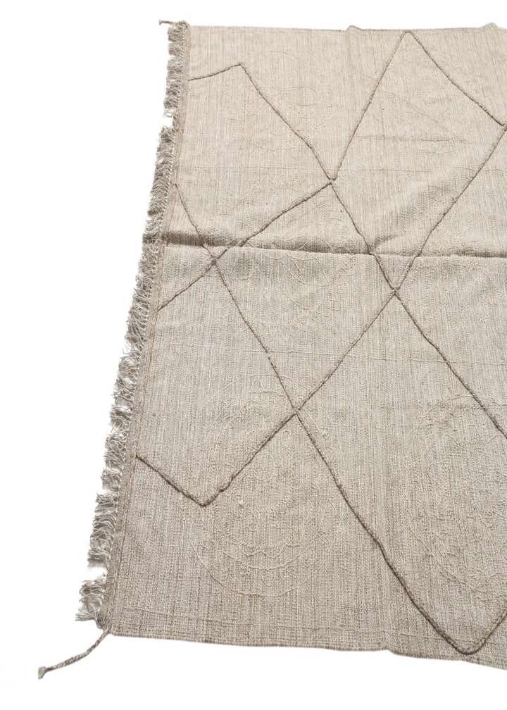 5' 2 x 8' Hand Woven Kilim Modern Wool Rug