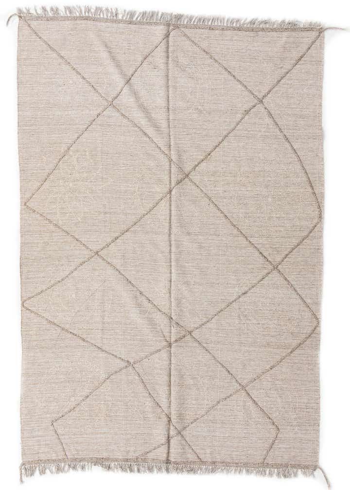 5' 2 x 8' Hand Woven Kilim Modern Wool Rug