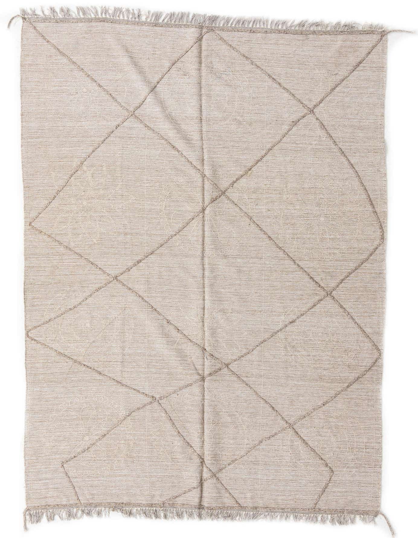 5' 2 x 8' Hand Woven Kilim Modern Wool Rug