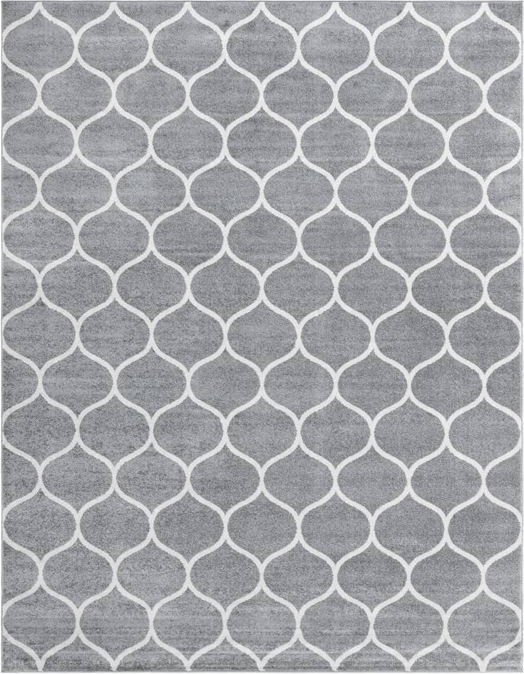 Detail image of 7' 10 x 10' Lattice Frieze Rug