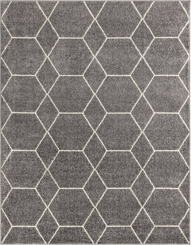 Detail image of 9' x 12' Lattice Frieze Rug