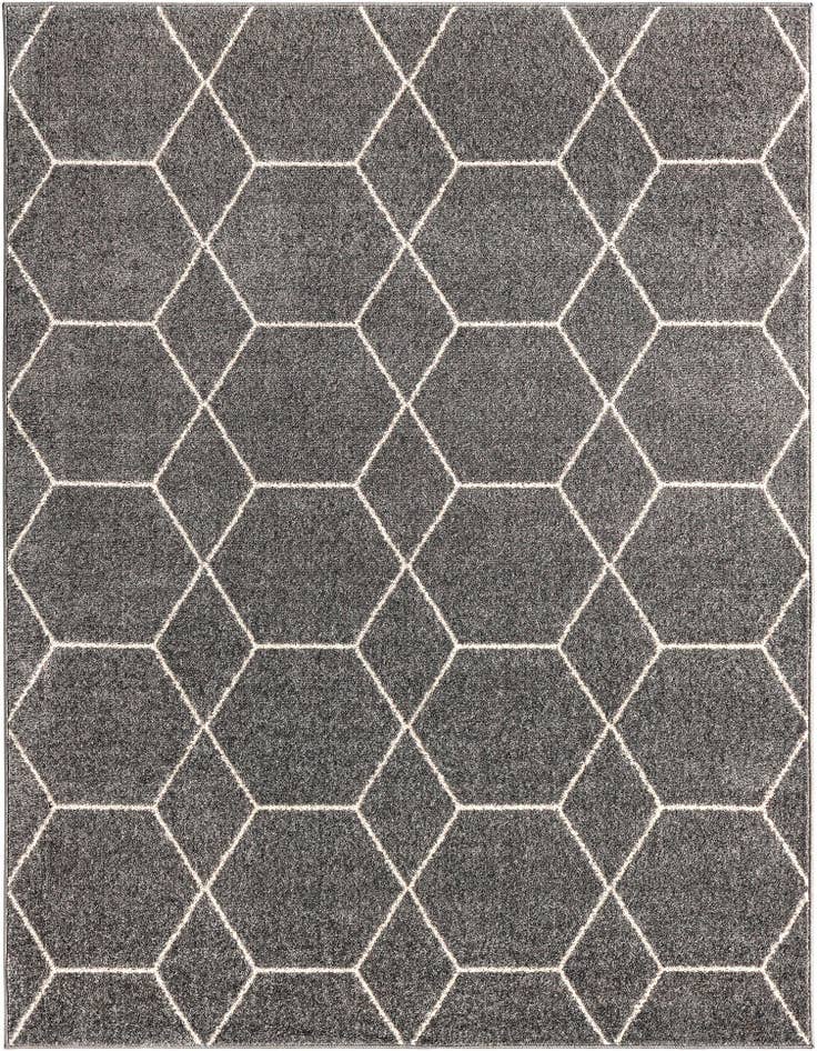 Detail image of 10' x 13' Lattice Frieze Rug