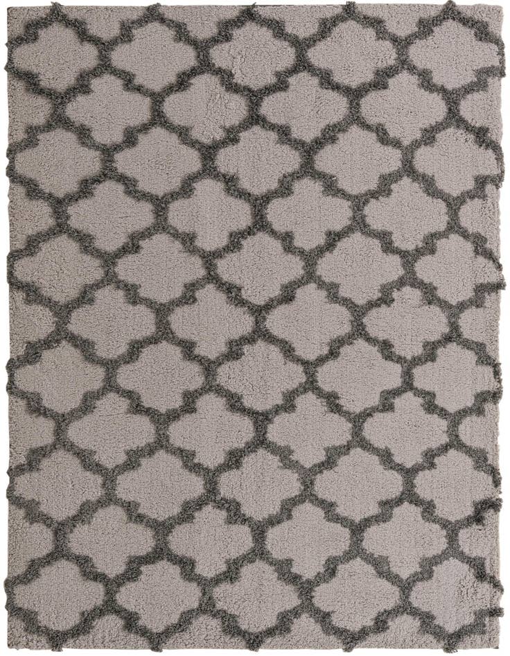 Detail image of 5' x 7' 10 Lattice Shag Rug