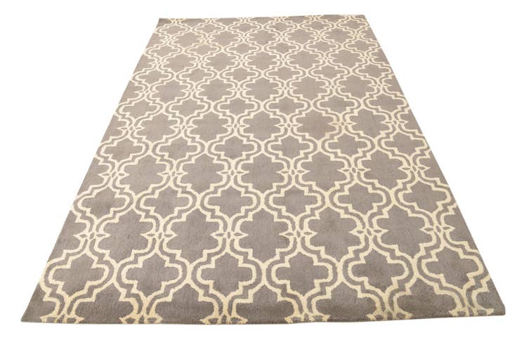 Detail image of 6' 1 x 9' Luna Wool Rug