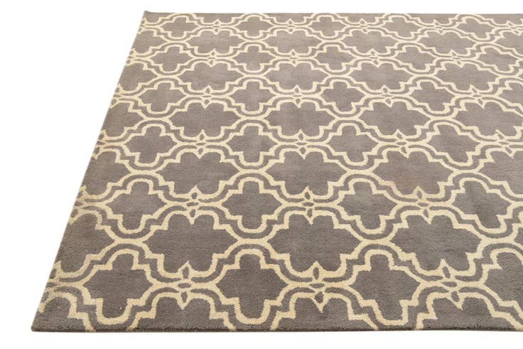 Detail image of 6' 1 x 9' Luna Wool Rug