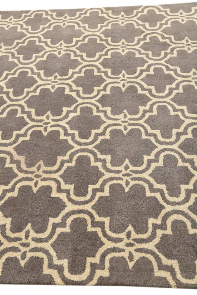Detail image of 6' 1 x 9' Luna Wool Rug