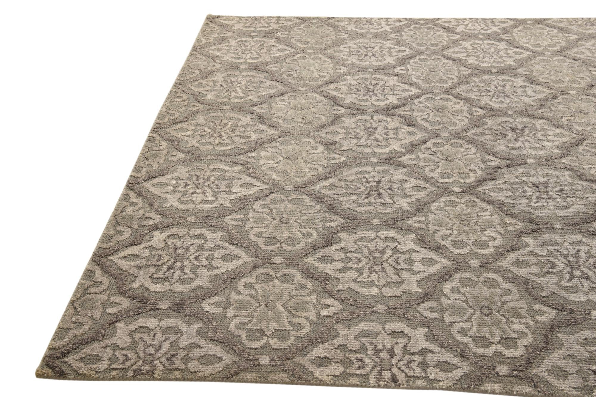7' 10 x 9' 9 Hand Knotted Luna Rug