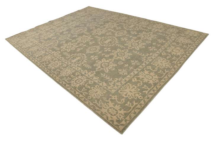 9' x 12' 1 Hand Knotted Luna Wool Rug