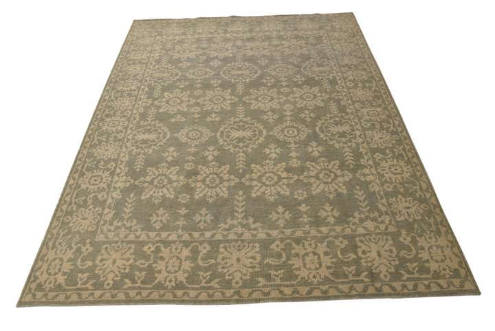 9' x 12' 1 Hand Knotted Luna Wool Rug