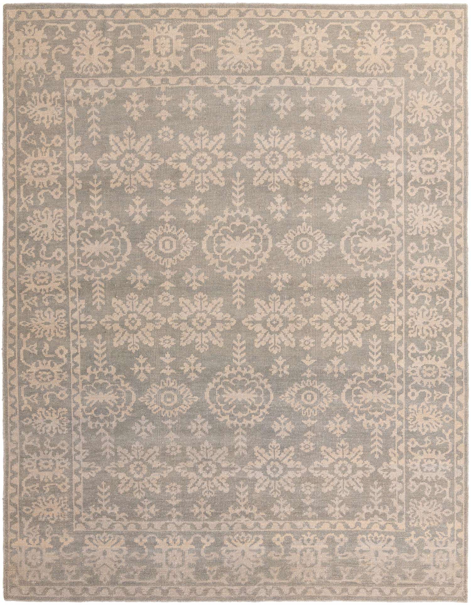 9' x 12' 1 Hand Knotted Luna Wool Rug