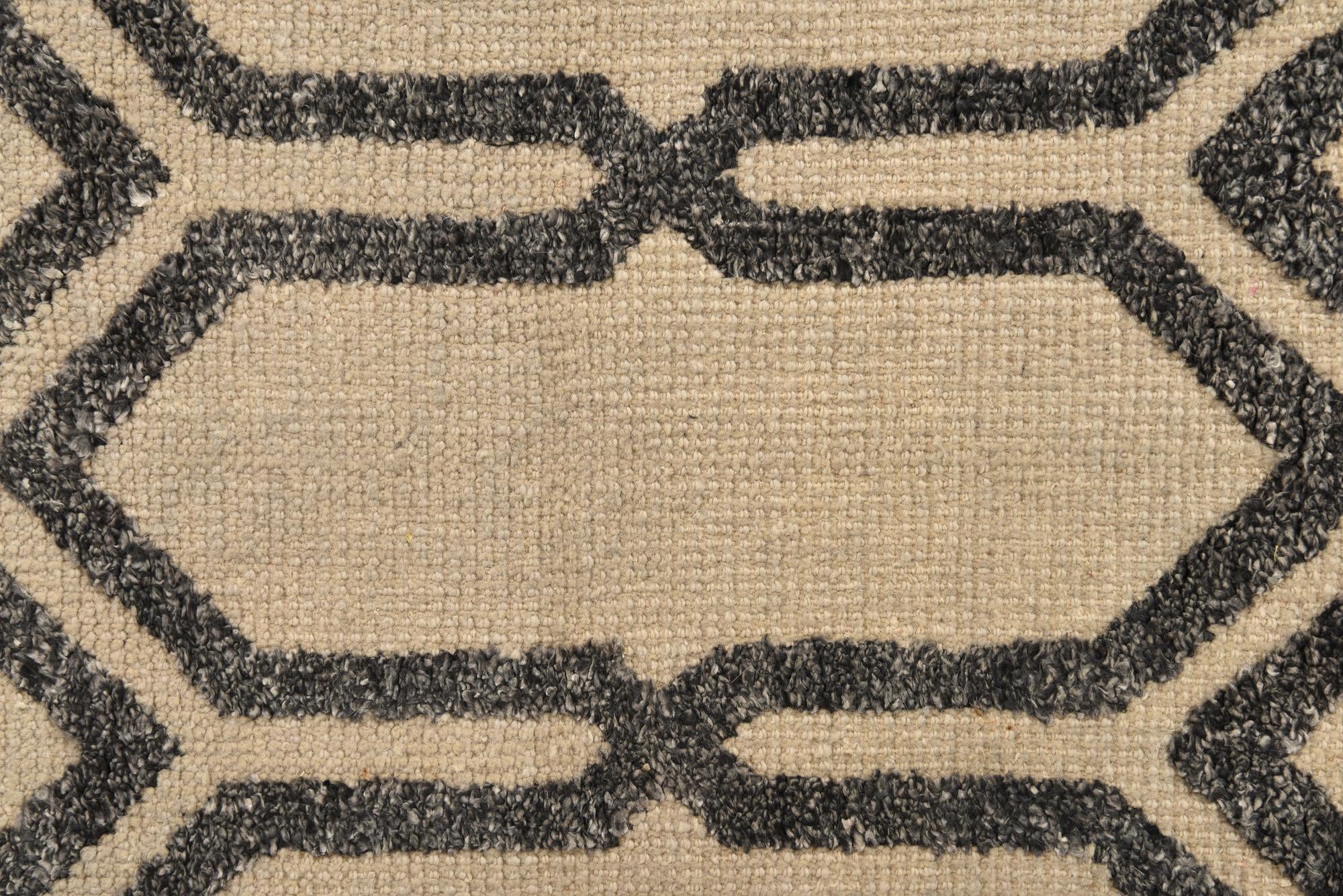 3' 8 x 5' 9 Hand Knotted Luna Rug