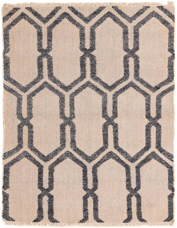Detail image of 3' 8 x 5' 9 Hand Knotted Luna Rug