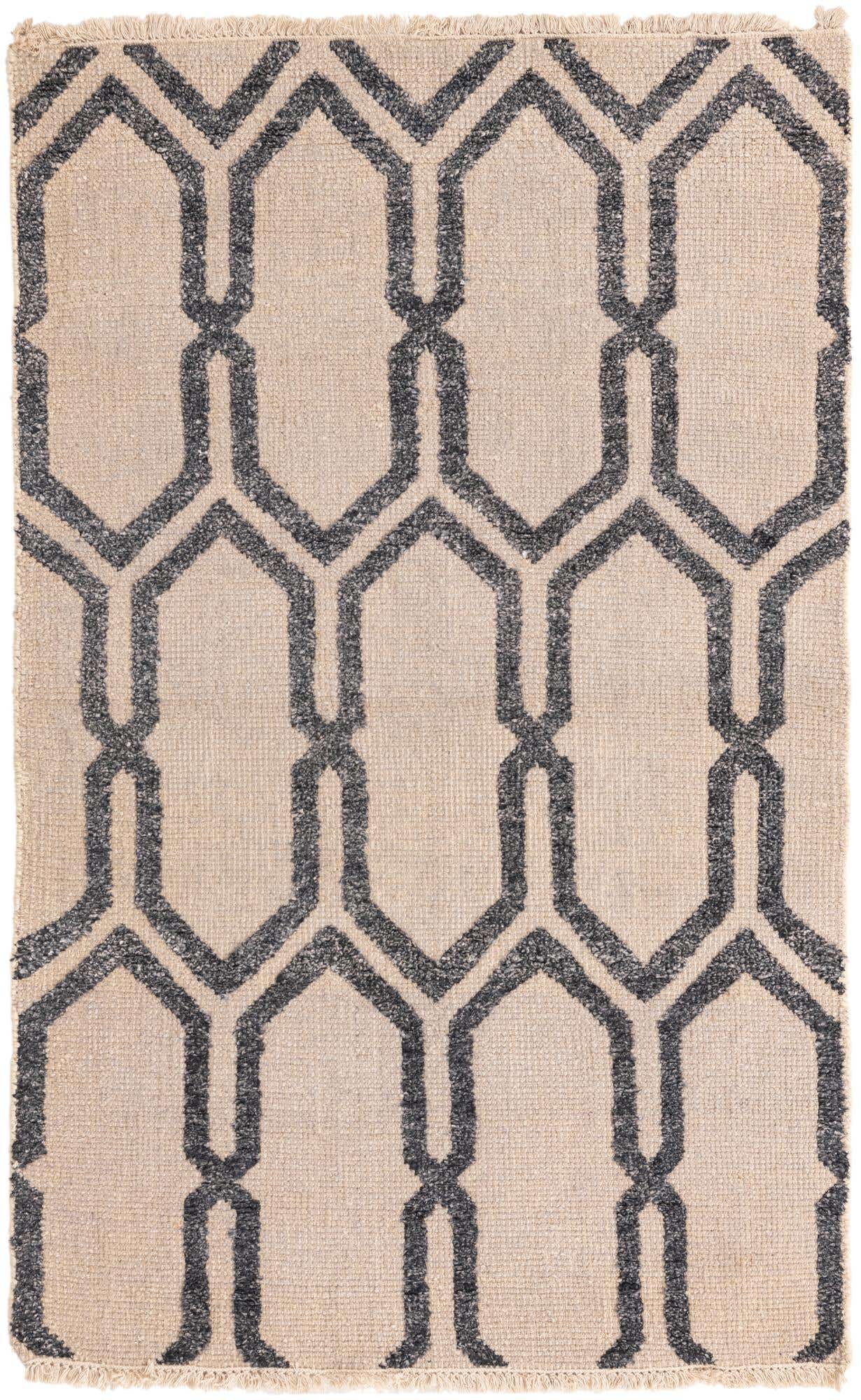 3' 8 x 5' 9 Hand Knotted Luna Rug