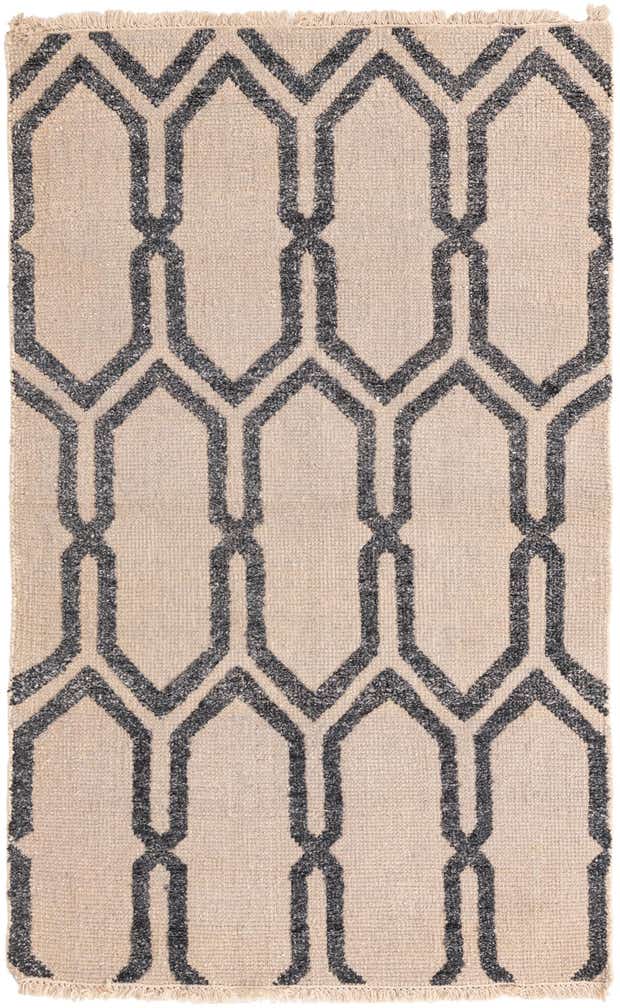 3' 8 x 5' 9 Hand Knotted Luna Rug