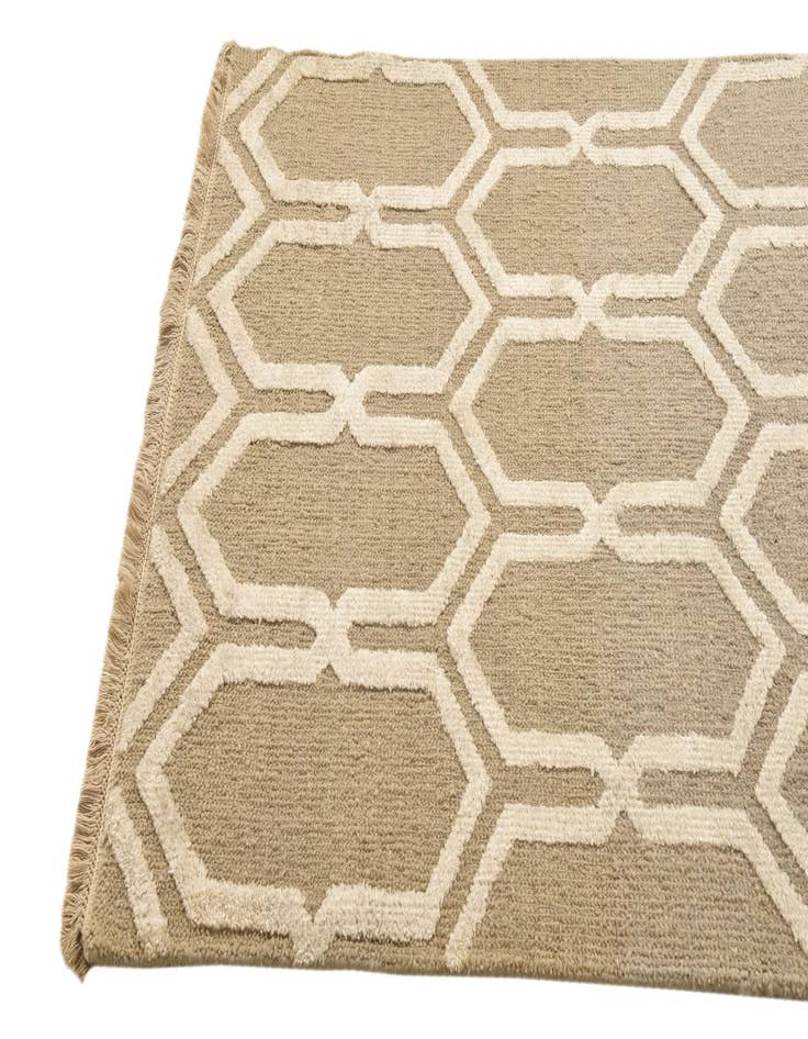 Detail image of 3' 10 x 6' Hand Knotted Luna Rug