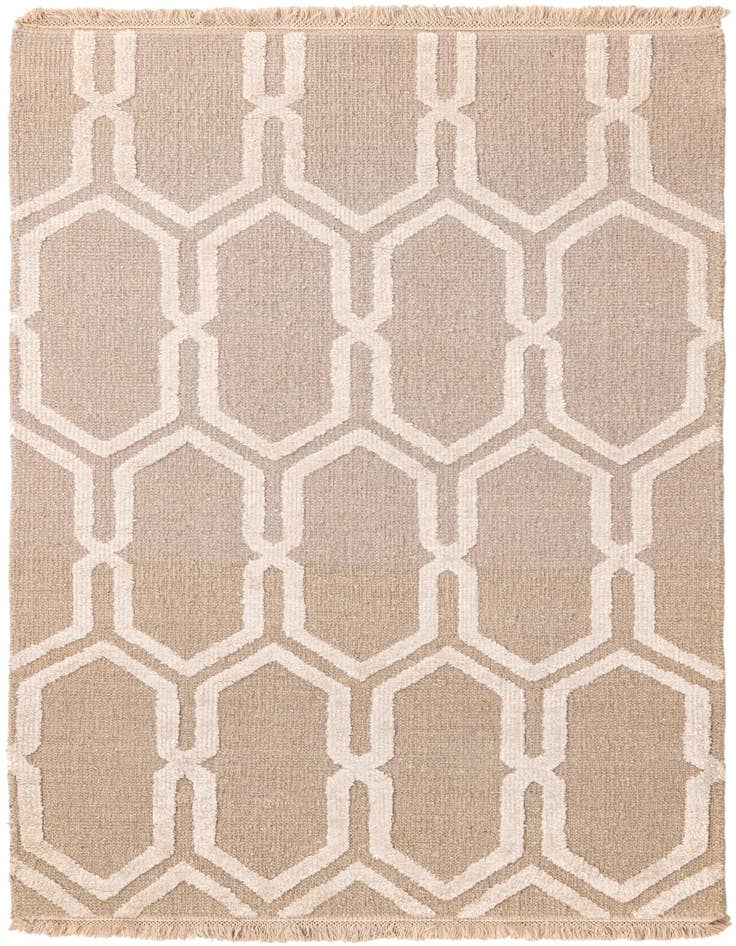 Detail image of 3' 10 x 6' Hand Knotted Luna Rug