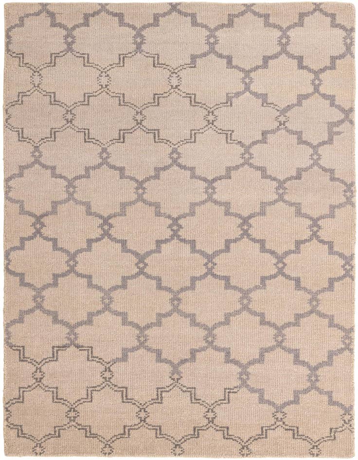 Detail image of 4' 10 x 6' 10 Hand Knotted Luna Wool Rug