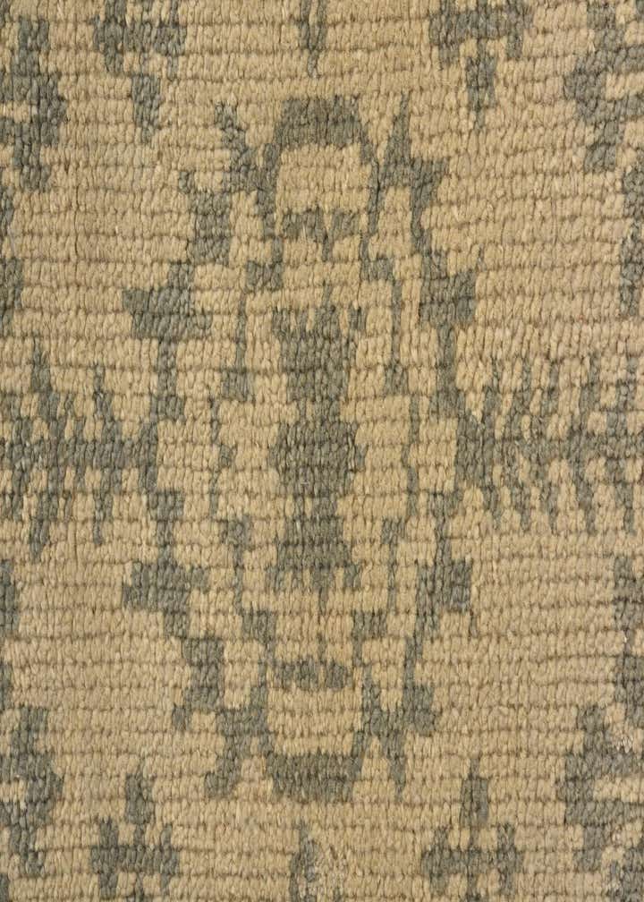 4' 9 x 6' 10 Hand Knotted Luna Wool Rug