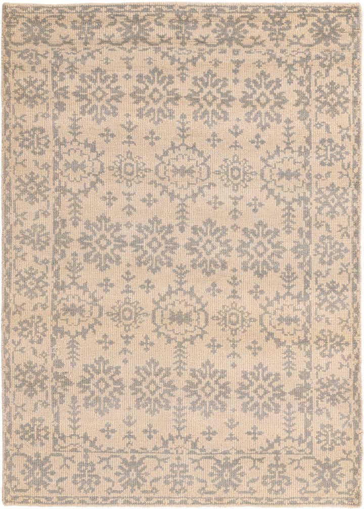 4' 9 x 6' 10 Hand Knotted Luna Wool Rug