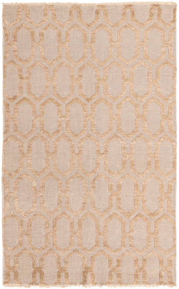 Detail image of 4' 9 x 7' 9 Hand Knotted Luna Rug