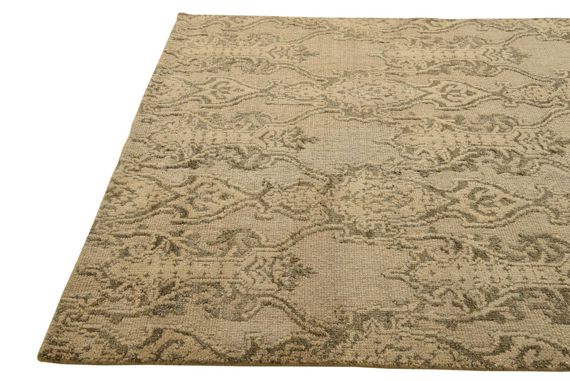 6' x 8' 7 Hand Knotted Luna Rug