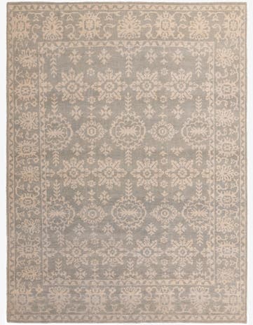 9' x 12' 1 Hand Knotted Luna Wool Rug