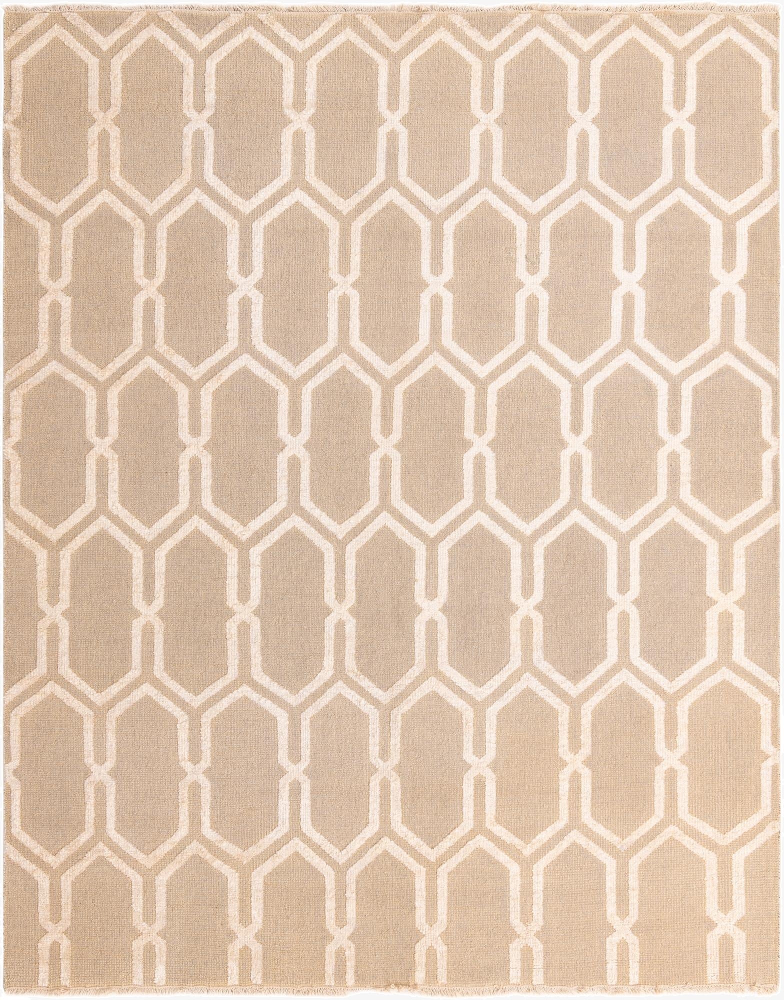 8' x 10'  Hand Knotted Luna Rug