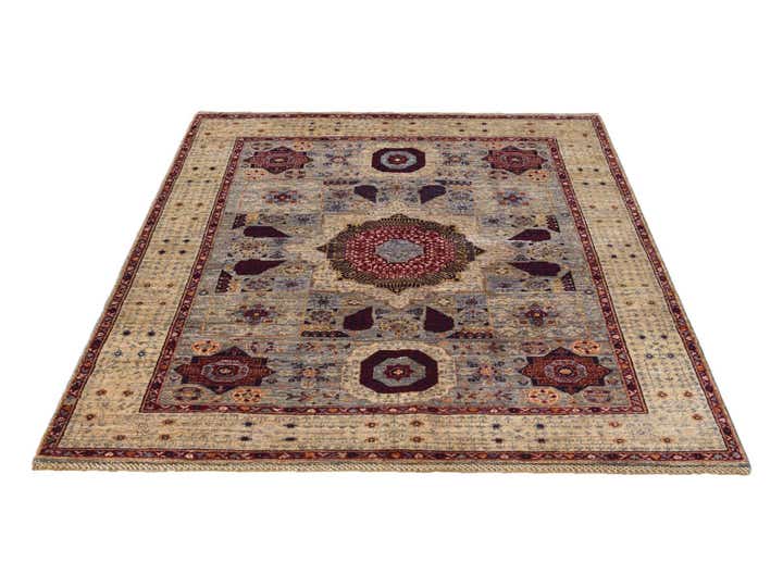 5' 2 x 7' Hand Knotted Mamluk Ziegler Rug