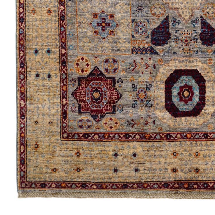 Detail image of 5' 2 x 7' Hand Knotted Mamluk Ziegler Rug