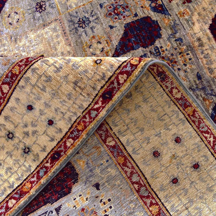 Detail image of 5' 2 x 7' Hand Knotted Mamluk Ziegler Rug