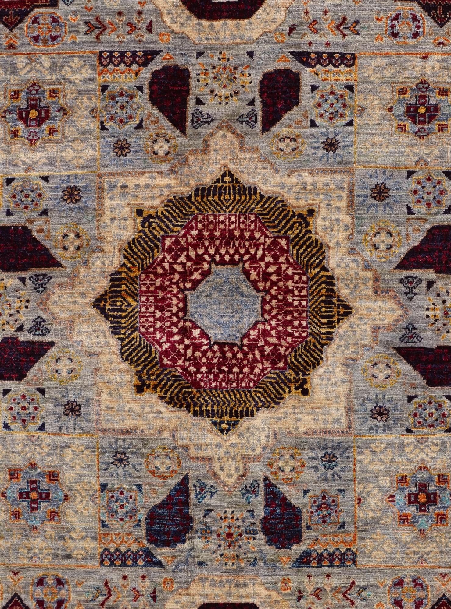 5' 2 x 7' Hand Knotted Mamluk Ziegler Rug