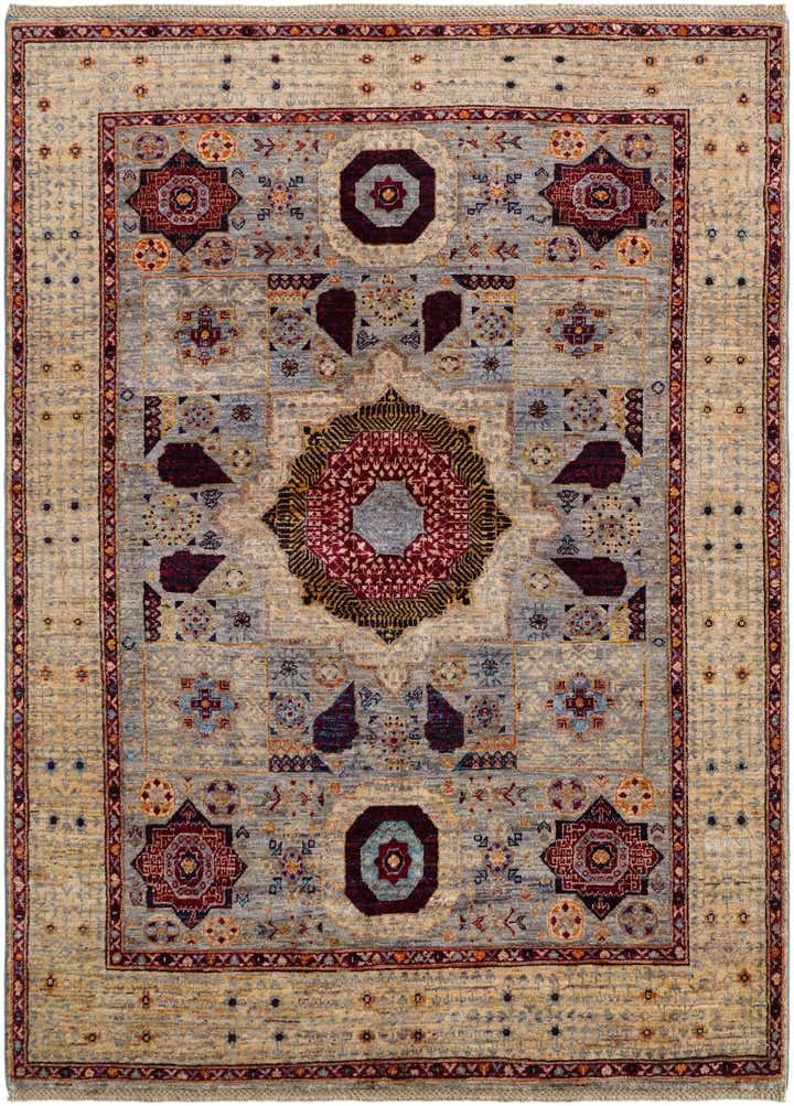 5' 2 x 7' Hand Knotted Mamluk Ziegler Rug
