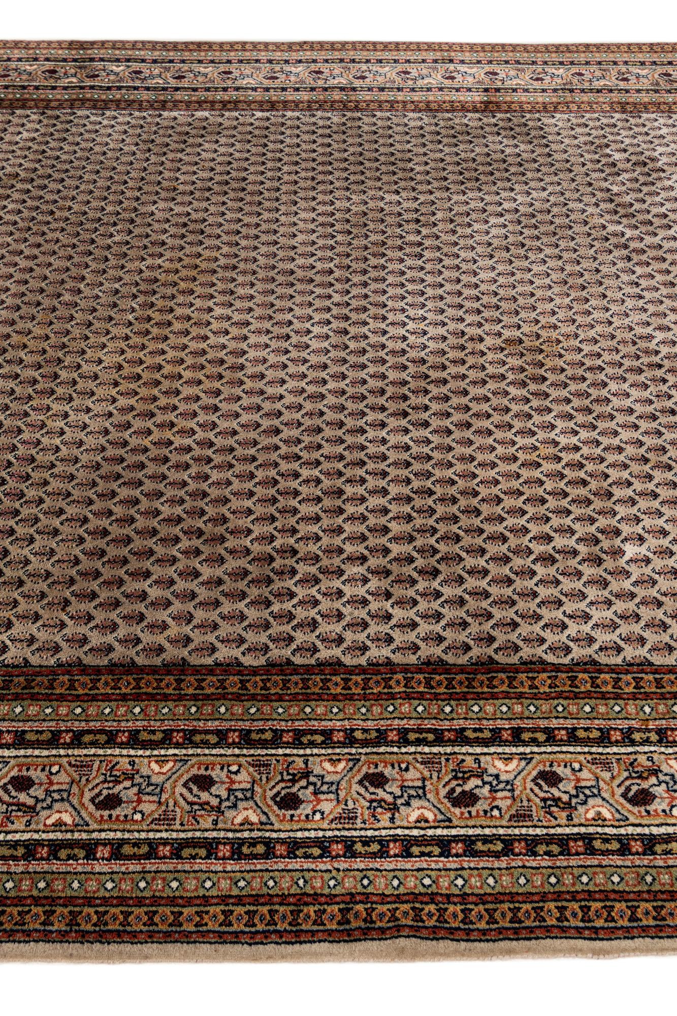 6' 7 x 9' 9 Hand Knotted Mir Wool Rug