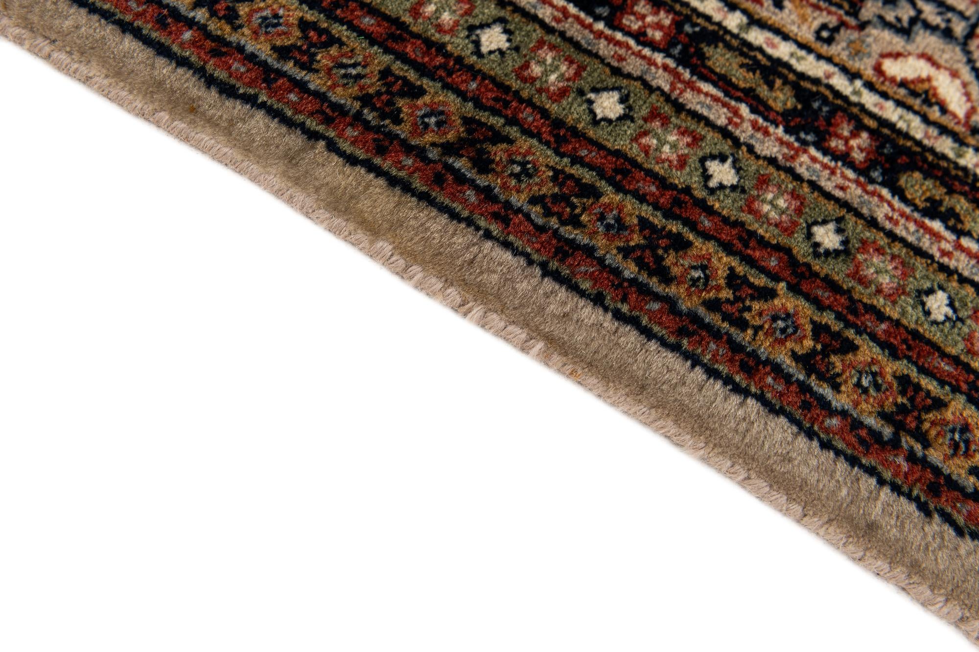 6' 7 x 9' 9 Hand Knotted Mir Wool Rug