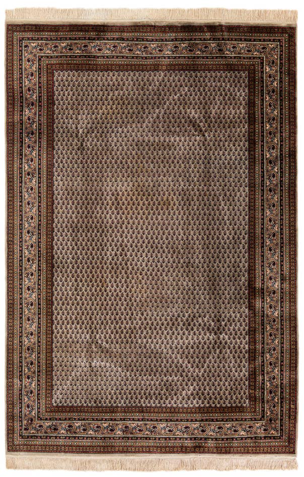 Detail image of 6' 7 x 9' 9 Hand Knotted Mir Wool Rug
