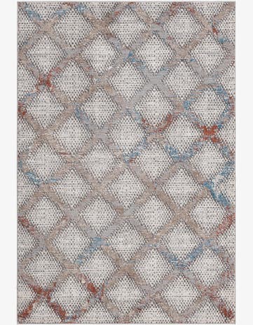 Light Gray Modern Classical Rug