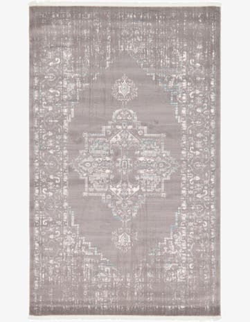 Light Gray Modern Classical Rug